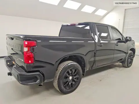 2025 Chevrolet Silverado C1500 Custom VIN 1GCPABEK8SZ317945 фото 3