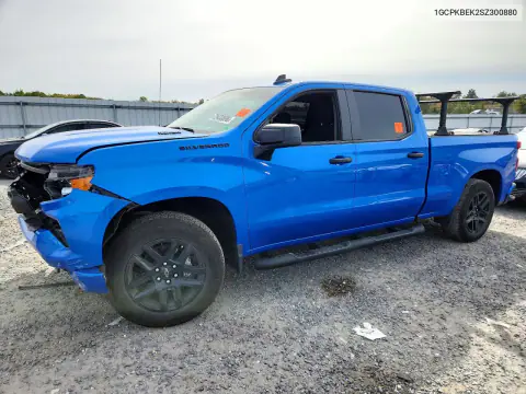 1GCPKBEK2SZ300880 — 2025 Chevrolet Silverado, Передняя часть, фото до ремонта