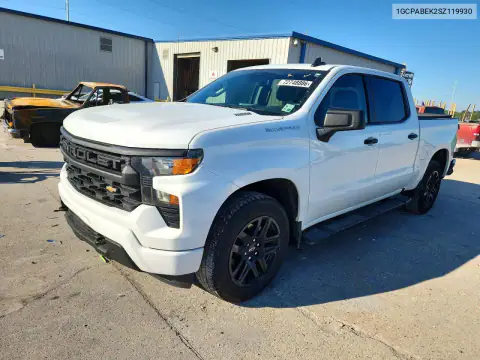 1GCPABEK2SZ119930 — 2025 Chevrolet Silverado, Задняя часть, фото до ремонта