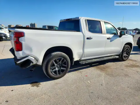 1GCPABEK2SZ119930 — 2025 Chevrolet Silverado, фото 3 с аукциона Copart, Задняя часть
