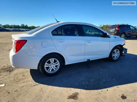 2012 Chevrolet Sonic Lt VIN 1G1JC5SH6C4177802 фото 3
