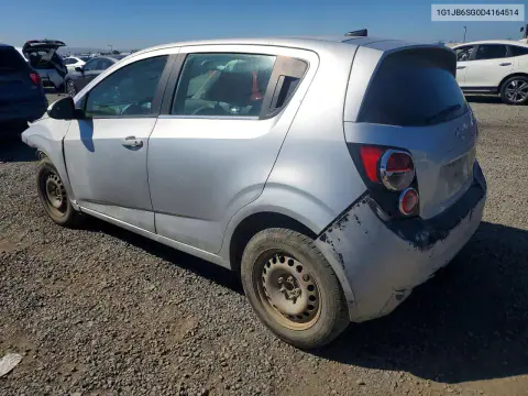 2013 Chevrolet Sonic Ls VIN 1G1JB6SG0D4164514 фото 2