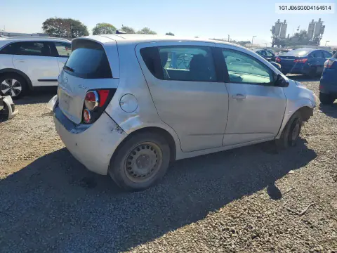 2013 Chevrolet Sonic Ls VIN 1G1JB6SG0D4164514 фото 3