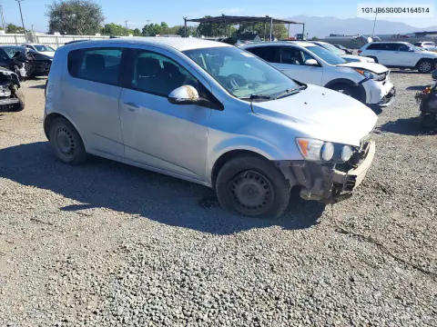 2013 Chevrolet Sonic Ls VIN 1G1JB6SG0D4164514 фото 4