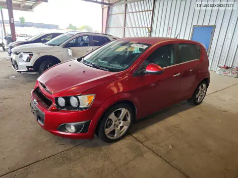 1G1JE6SGXD4207277 — 2013 Chevrolet Sonic, Передняя часть, фото до ремонта