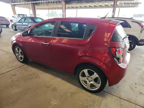 2013 Chevrolet Sonic Ltz VIN 1G1JE6SGXD4207277 фото 2