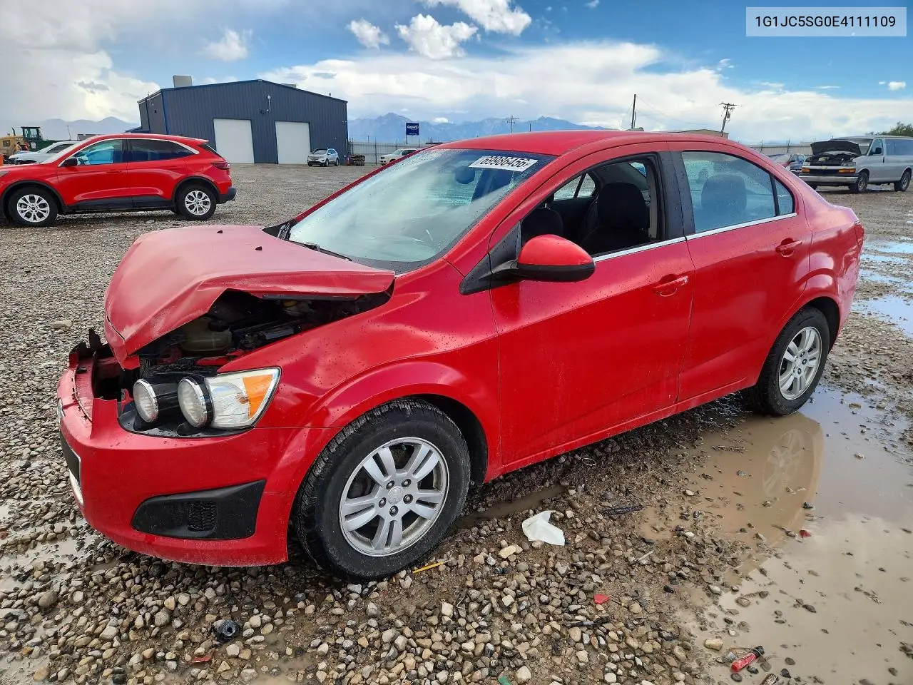 2014 Chevrolet Sonic Lt VIN 1G1JC5SG0E4111109 фото 1