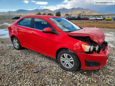 2014 Chevrolet Sonic Lt VIN 1G1JC5SG0E4111109 фото 4