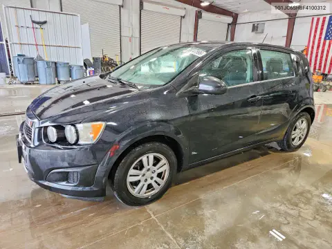 1G1JC6SH8F4100312 — 2015 Chevrolet Sonic, Сторона, фото до ремонта