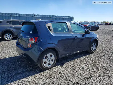 2015 Chevrolet Sonic Ls VIN 1G1JA6SH4F4180892 фото 3