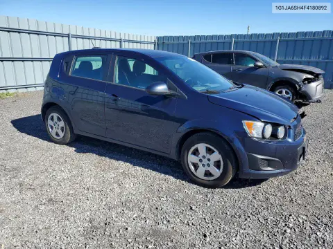 2015 Chevrolet Sonic Ls VIN 1G1JA6SH4F4180892 фото 4