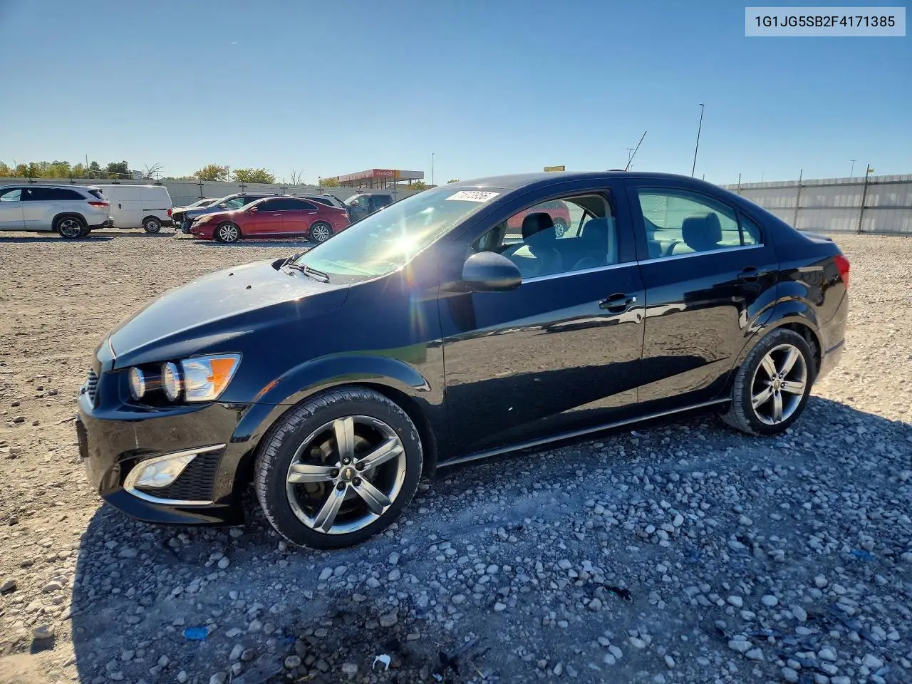 2015 Chevrolet Sonic Rs VIN 1G1JG5SB2F4171385 фото 1