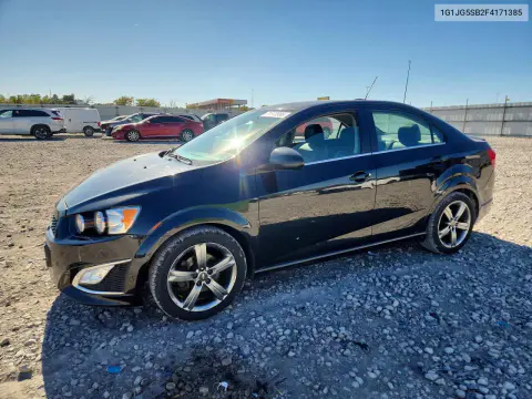 1G1JG5SB2F4171385 — 2015 Chevrolet Sonic, Сторона, фото до ремонта