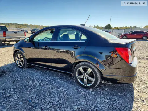 2015 Chevrolet Sonic Rs VIN 1G1JG5SB2F4171385 фото 2