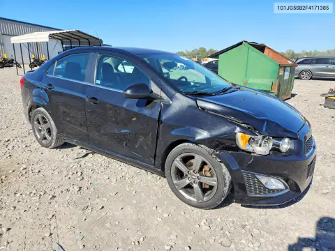 2015 Chevrolet Sonic Rs VIN 1G1JG5SB2F4171385 фото 4