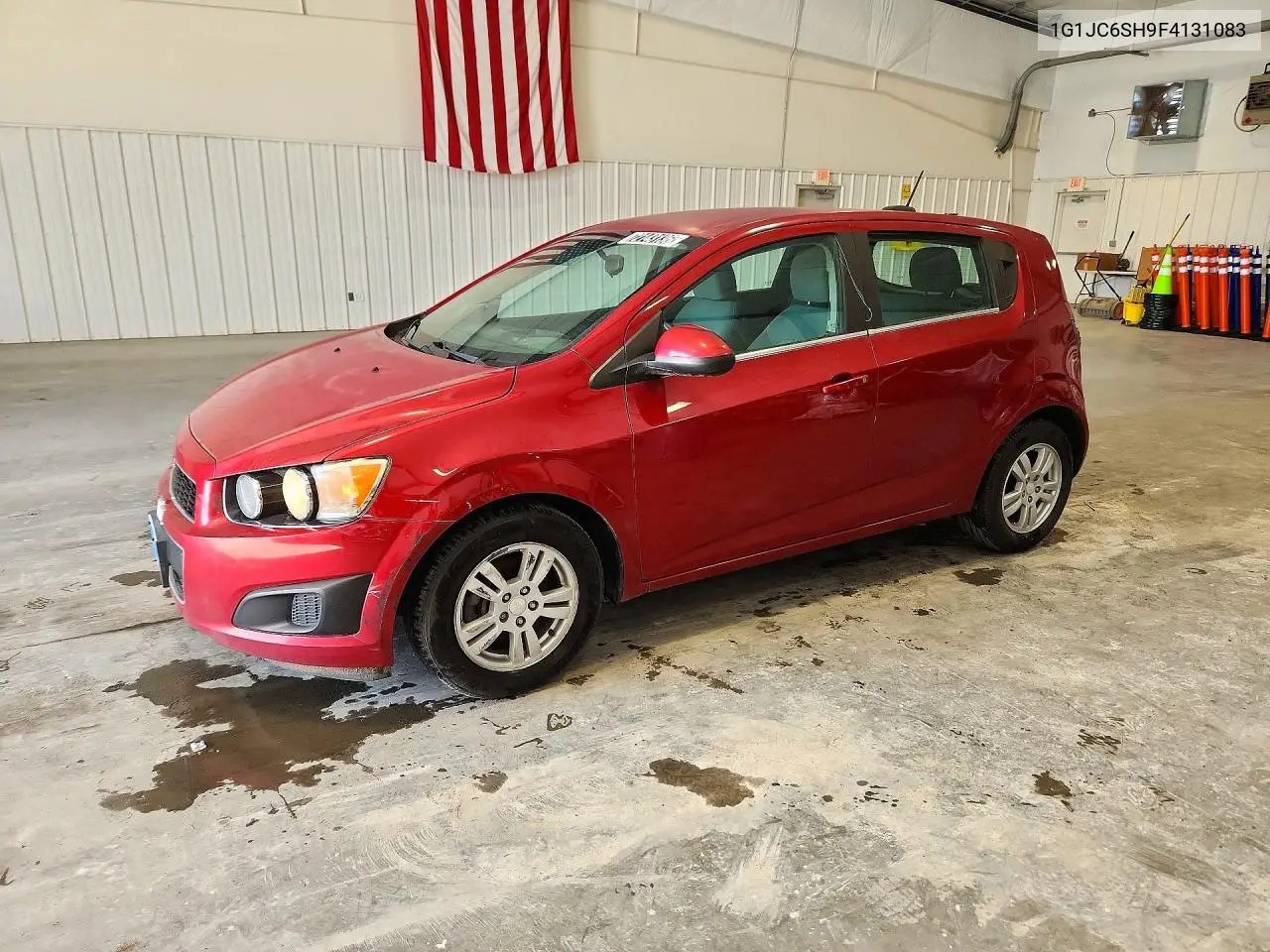 1G1JC6SH9F4131083 Chevrolet Sonic 2015 — повреждение Передняя часть, фото до ремонта