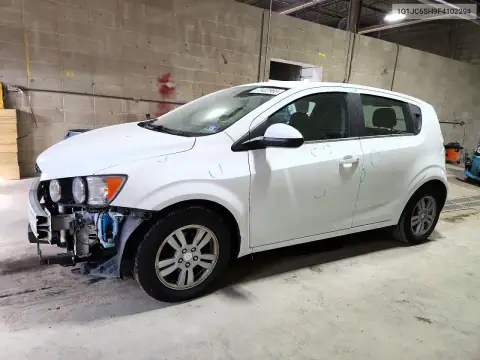 1G1JC6SH9F4102294 — 2015 Chevrolet Sonic, Передняя часть, фото до ремонта