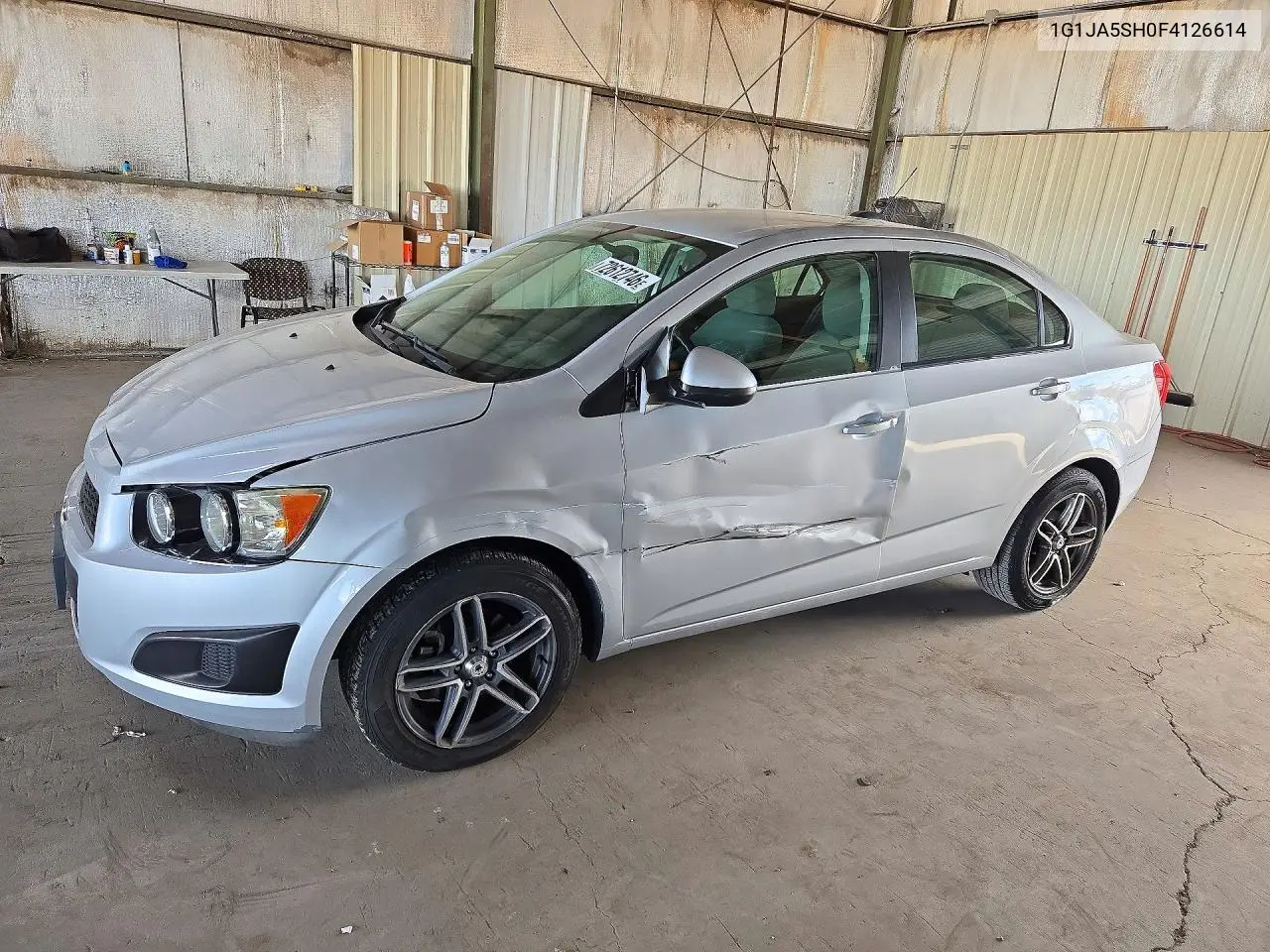 2015 Chevrolet Sonic Ls VIN 1G1JA5SH0F4126614 фото 1
