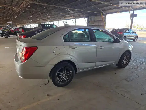 2015 Chevrolet Sonic Ls VIN 1G1JA5SH0F4126614 фото 3