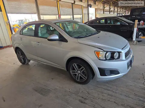 2015 Chevrolet Sonic Ls VIN 1G1JA5SH0F4126614 фото 4