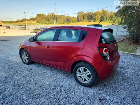 2016 Chevrolet Sonic Lt VIN 1G1JC6SH7G4168067 фото 2