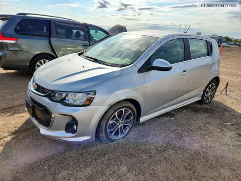 1G1JD6SH1H4177801 — 2017 Chevrolet Sonic, Сторона, фото до ремонта