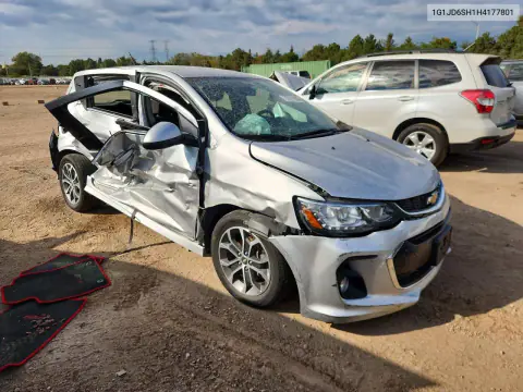 2017 Chevrolet Sonic Lt VIN 1G1JD6SH1H4177801 фото 4