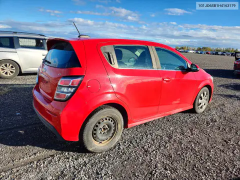 2017 Chevrolet Sonic Lt VIN 1G1JD6SB1H4163179 фото 3