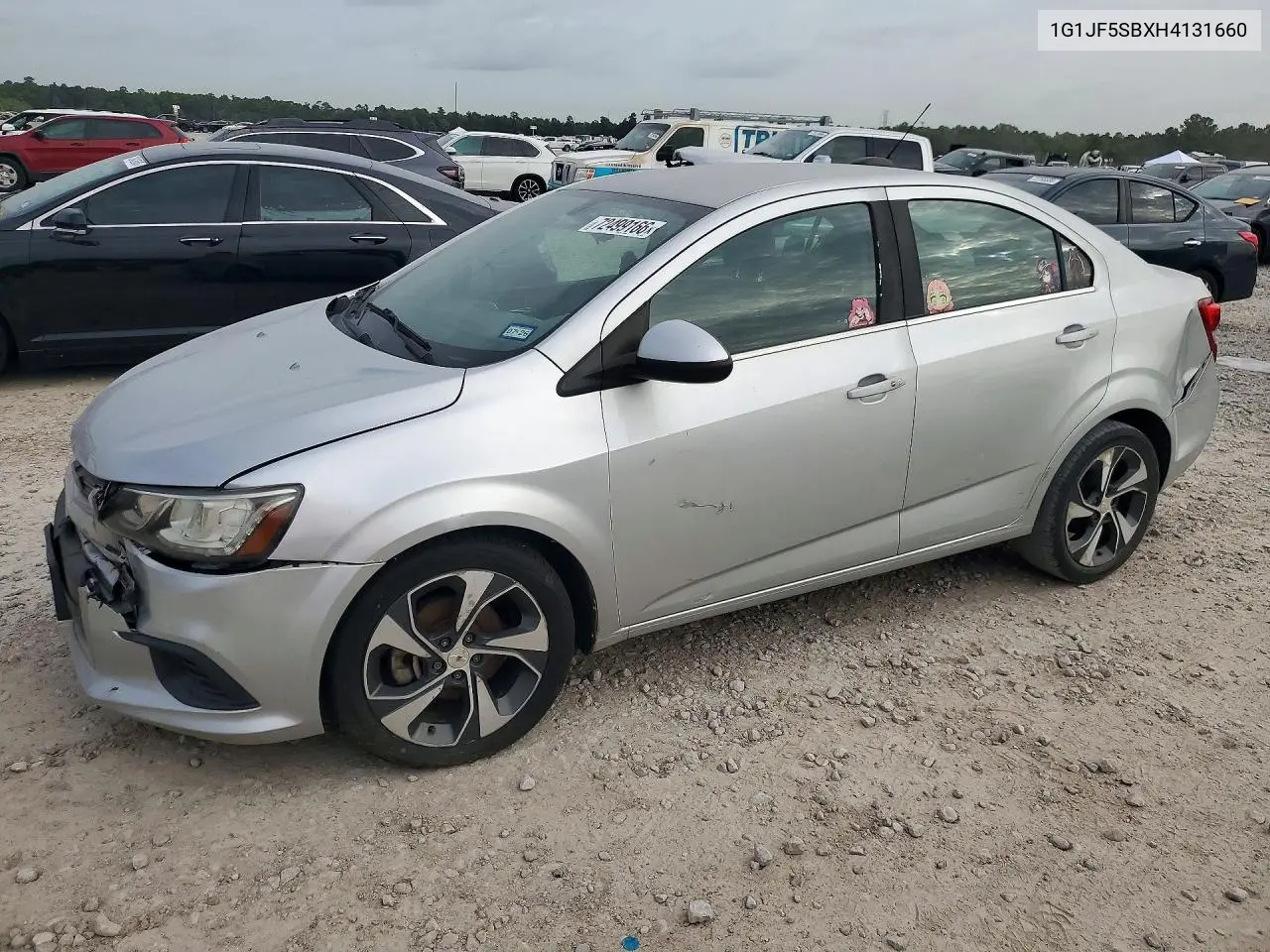 2017 Chevrolet Sonic Premier VIN 1G1JF5SBXH4131660 фото 1