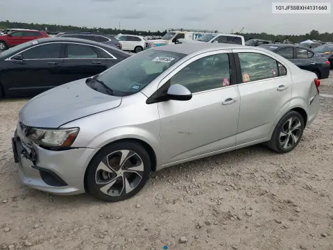1G1JF5SBXH4131660 — 2017 Chevrolet Sonic, Передняя часть, фото до ремонта