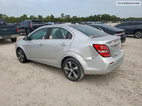 2017 Chevrolet Sonic Premier VIN 1G1JF5SBXH4131660 фото 2