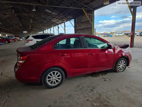 2017 Chevrolet Sonic Lt VIN 1G1JD5SH9H4178138 фото 3