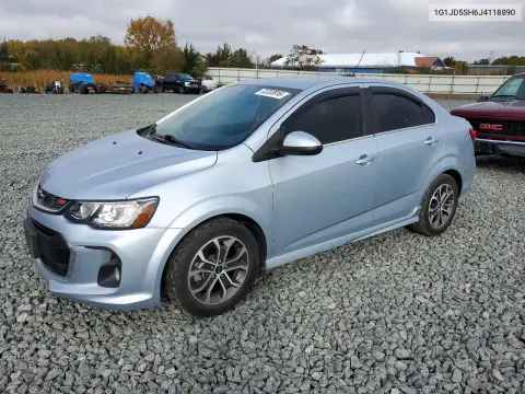 1G1JD5SH6J4118890 — 2018 Chevrolet Sonic, Сторона, фото до ремонта