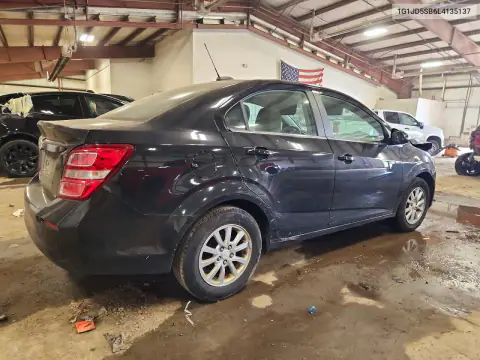 1G1JD5SB6L4135137 — 2020 Chevrolet Sonic, фото 3 с аукциона Copart 23.10.2026, Передняя часть