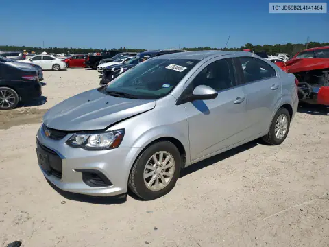 2020 Chevrolet Sonic VIN 1G1JD5SB2L4141484 фото 1