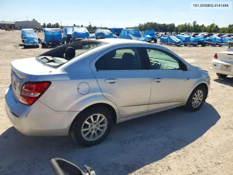 2020 Chevrolet Sonic VIN 1G1JD5SB2L4141484 фото 3