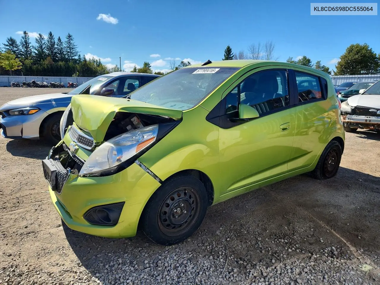 2013 Chevrolet Spark 1Lt VIN KL8CD6S98DC555064 фото 1