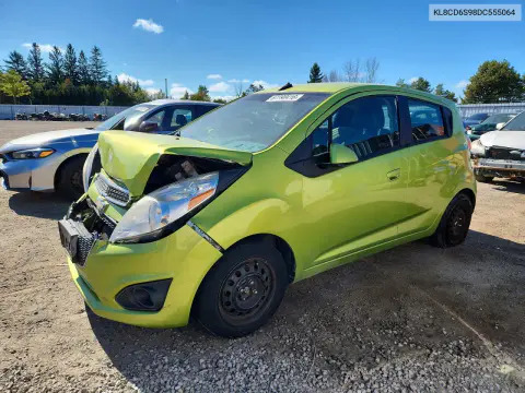 KL8CD6S98DC555064 — 2013 Chevrolet Spark, Передняя часть, фото до ремонта