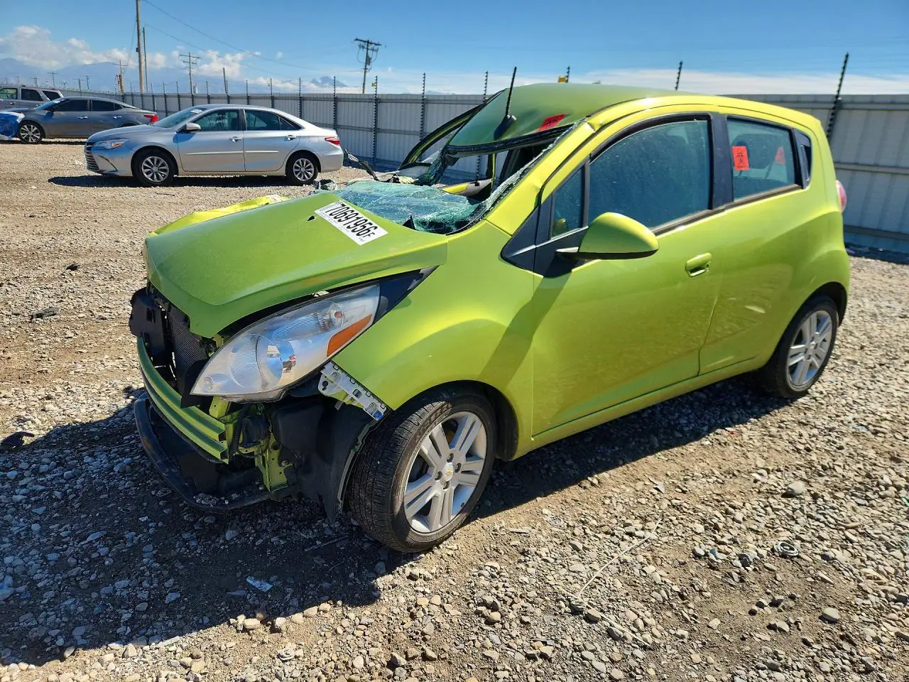 KL8CD6S94DC510381 Chevrolet Spark 2013 — повреждение Передняя часть, фото до ремонта