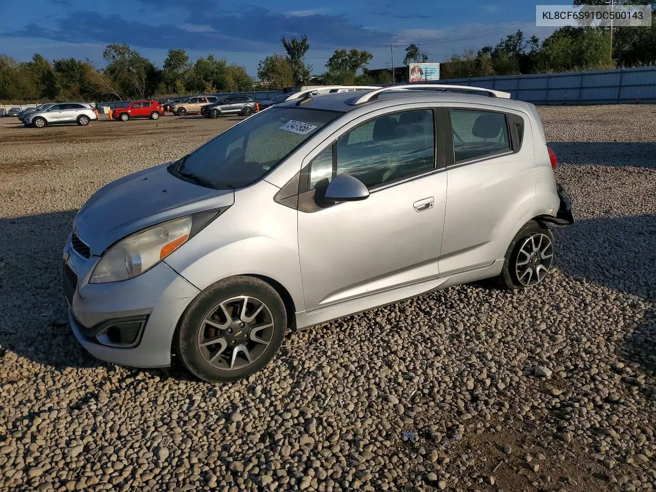 2013 Chevrolet Spark 2Lt VIN KL8CF6S91DC500143 фото 1