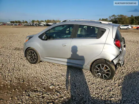 2013 Chevrolet Spark 2Lt VIN KL8CF6S91DC500143 фото 2