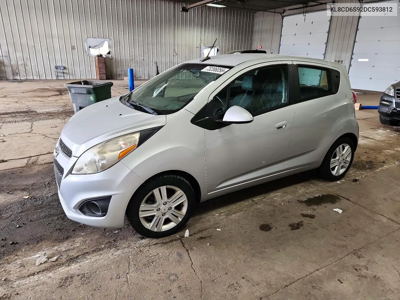 KL8CD6S92DC593812 Chevrolet Spark 2013 — повреждение Мелкие вмятины и царапины, фото до ремонта