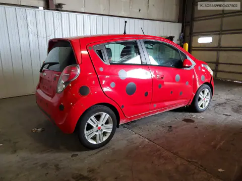 2014 Chevrolet Spark Ls VIN KL8CB6S99EC437502 фото 3