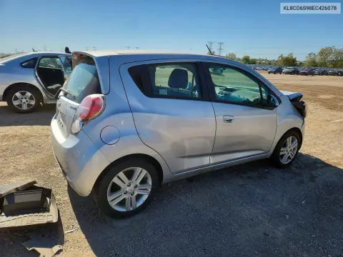 2014 Chevrolet Spark 1Lt VIN KL8CD6S98EC426078 фото 3