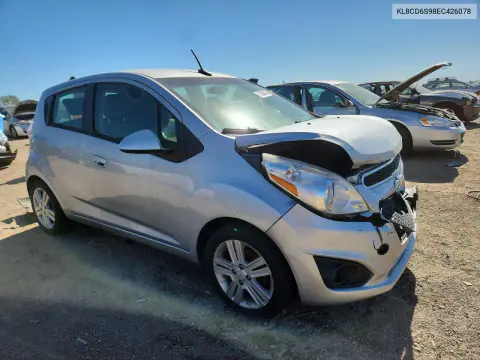 2014 Chevrolet Spark 1Lt VIN KL8CD6S98EC426078 фото 4