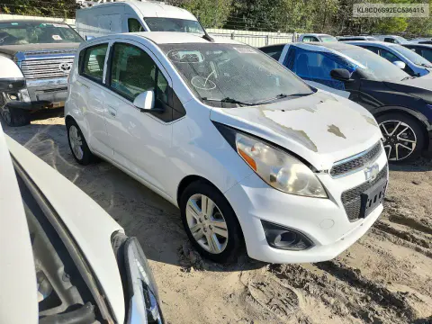 2014 Chevrolet Spark 1Lt VIN KL8CD6S92EC536415 фото 4