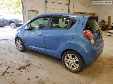 2014 Chevrolet Spark 1Lt VIN KL8CD6S91EC410868 фото 2