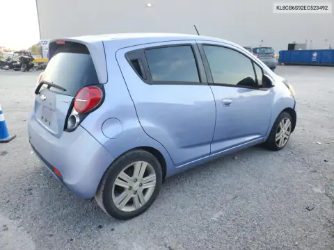 KL8CB6S92EC523492 — 2014 Chevrolet Spark, фото 3 с аукциона Copart, Передняя часть