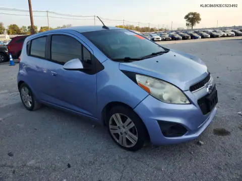 KL8CB6S92EC523492 — 2014 Chevrolet Spark, фото 4 с аукциона Copart, Передняя часть