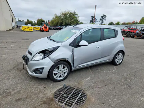 KL8CA6S97FC712871 — 2015 Chevrolet Spark, Передняя часть, фото до ремонта